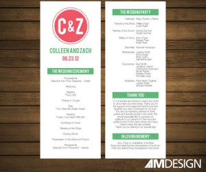 Wedding program ideas 
