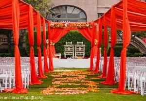 Indian outdoor wedding 