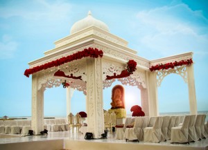 Outdoor wedding venue
