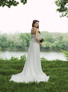 Outdoor country wedding dress